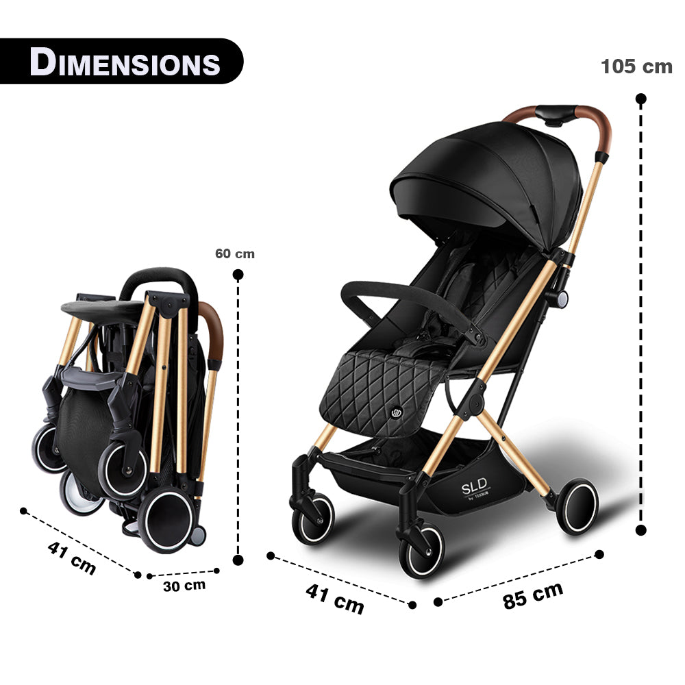 TEKNUM - Travel Lite Stroller SLD - Black Gold