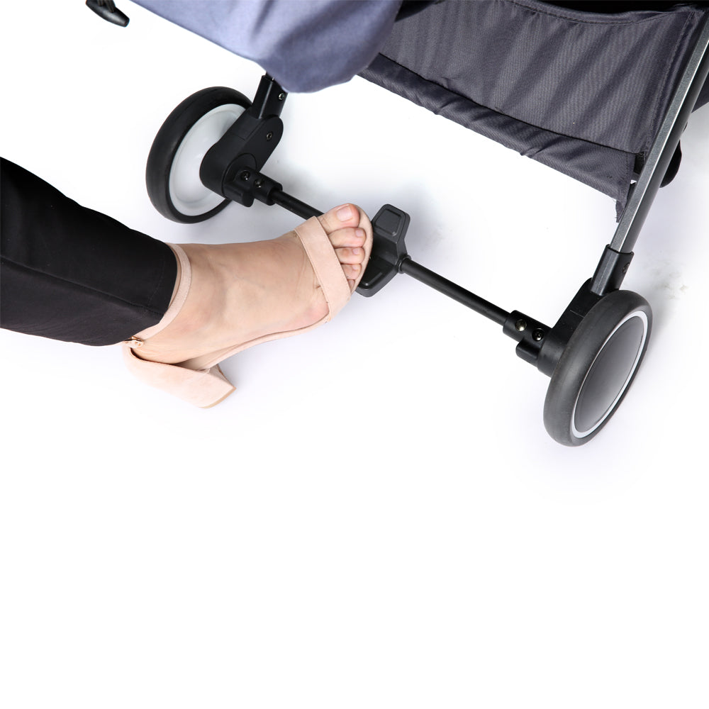 عربة أطفال ترافل لايت - SLD من تيكنوم - رمادي غامق