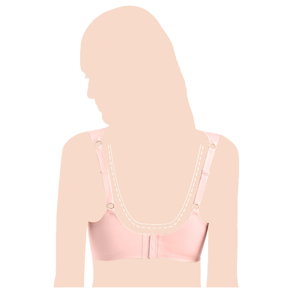 SUNVENO Maternity Feeding Bra Pink - M