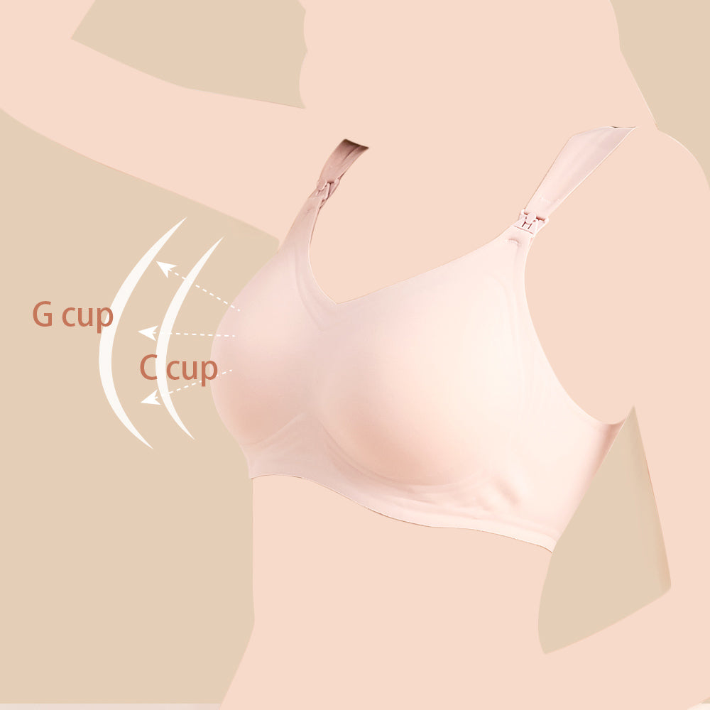 SUNVENO Maternity Feeding Bra - Skin - M