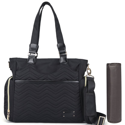 Teknum Stroll 1 Reversible Travel Stroller w/ Matilda Diaper Bag – Black