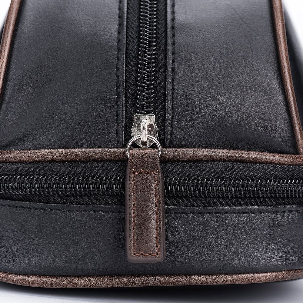 ALAMEDA Multipurpose Dopp Kit - Black and Brown