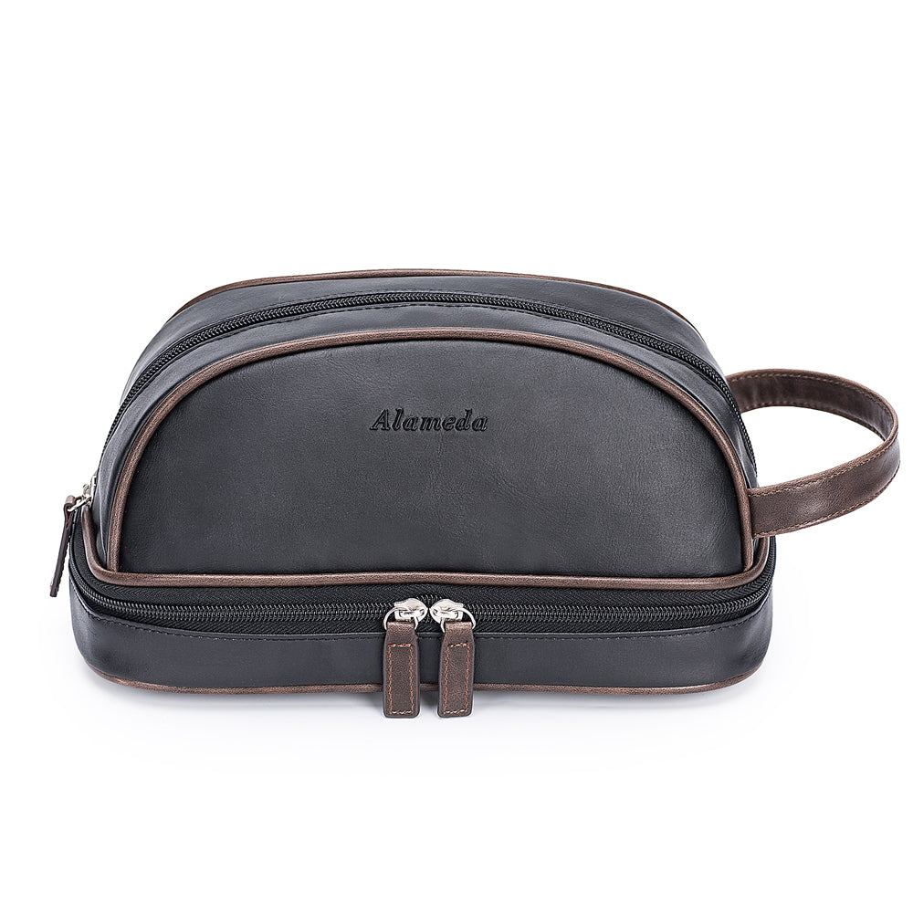 ALAMEDA Multipurpose Dopp Kit - Black and Brown