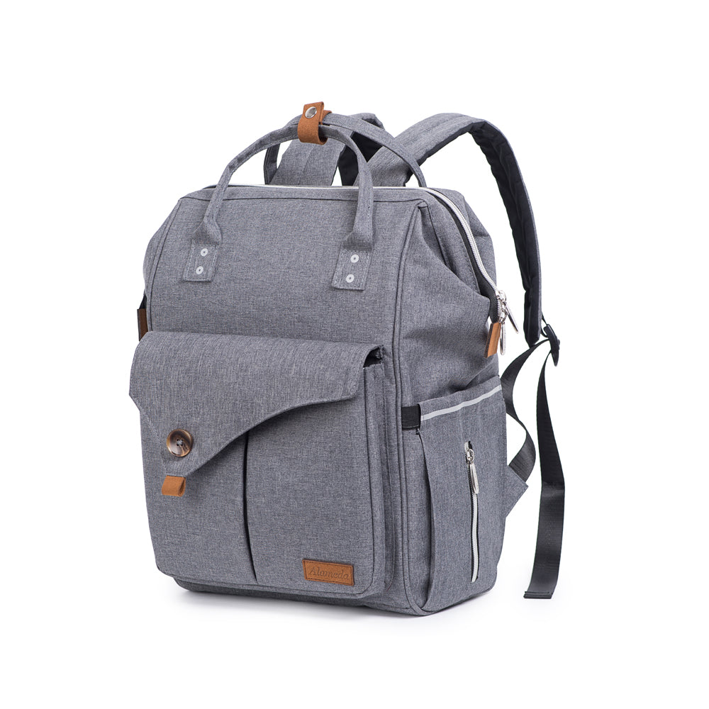 ALAMEDA Diaper Backpack - Large - Grey