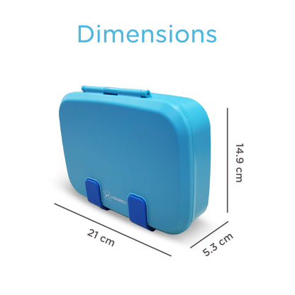 HYDROBREW Smart Serve Bento Lunch Box 847ml, Aqua Drift