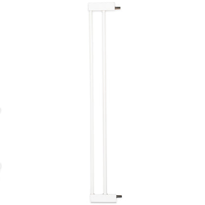 BABY SAFE - Metal Safety LED Gate w/t 10cm Extension - White