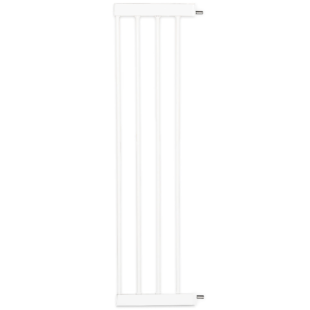 BABY SAFE - Metal Safety LED Gate w/t 20cm Extension - White