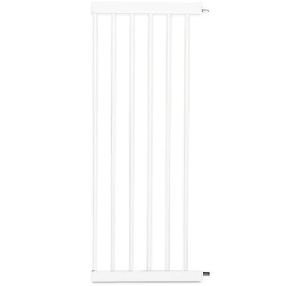BABY SAFE - Metal Safety LED Gate w/t 30cm Extension - White