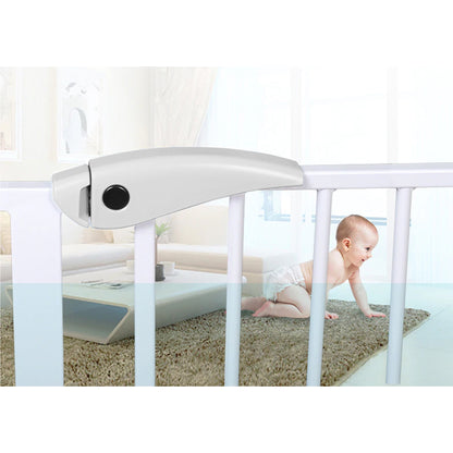 BABY SAFE - Metal Safety Gate w/t 10cm Extension - White
