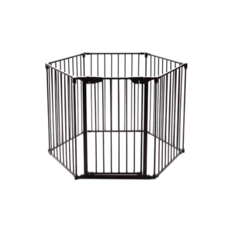 BABY SAFE Convertible Playpen with Mat - Grey