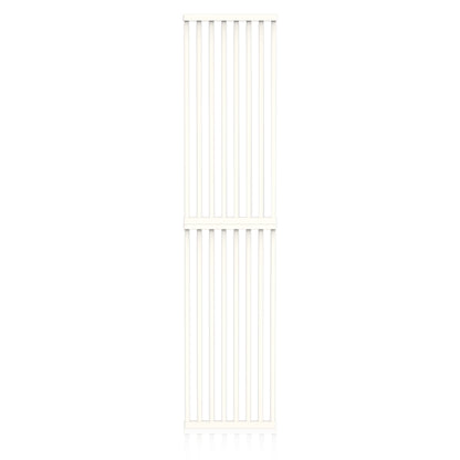 مانع تسرب الأطفال - ملحق بوابة أمان معدني طويل - أبيض، عرض 40.5 × ارتفاع 186 سم، وزن 1.7 كجم