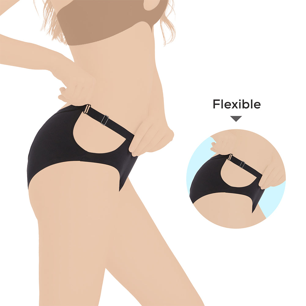 CORE COMFORT Flexi Period Pants - Black, 2XL/3XL