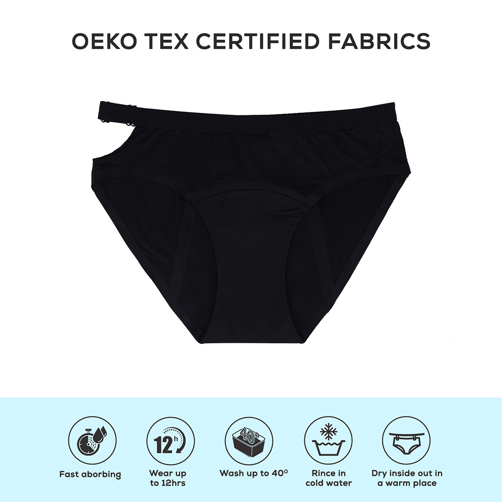 CORE COMFORT Flexi Period Pants - Black, 2XL/3XL