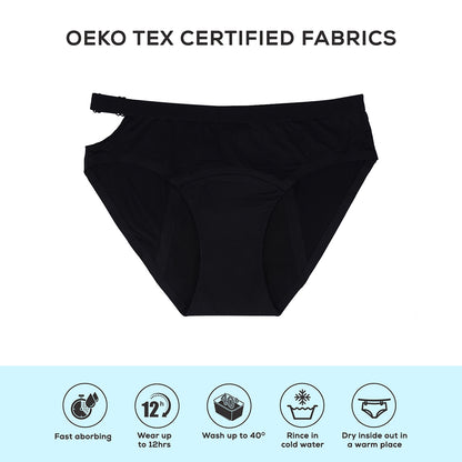 CORE COMFORT Flexi Period Pants - Black, 2XL/3XL