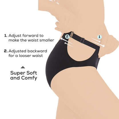 CORE COMFORT Flexi Period Pants - Black, L/XL