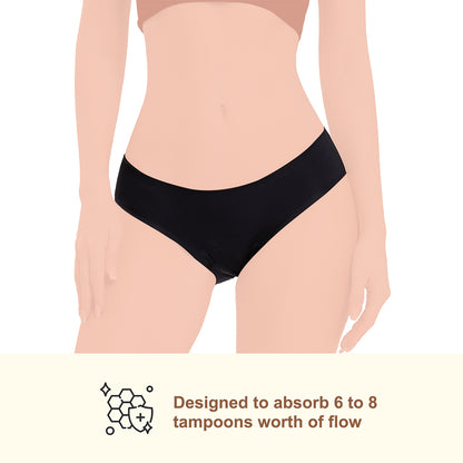 CORE COMFORT Seamless MAX Period Pants - Black, L/XL