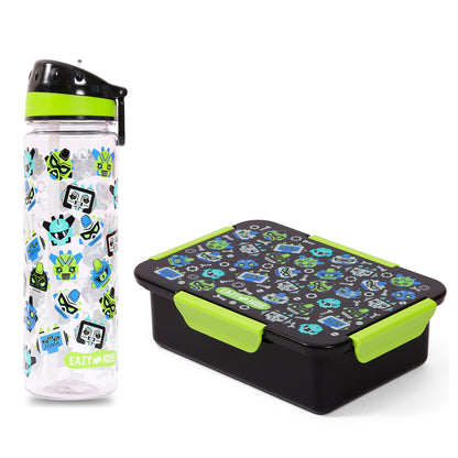 EAZY KIDS Back to School Combo Set of 5 Dinosaur - Black Green