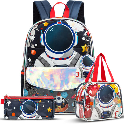 EAZY KIDS Back to School Combo Set of 6 Space - Blue