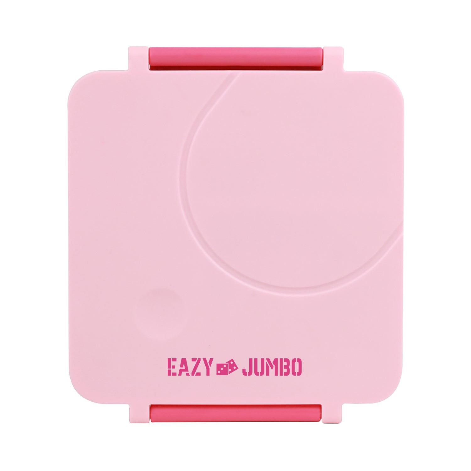EAZY KIDS Jumbo Bento Lunch Box w/Grey Lunch Bag , Food Jar and Cutlery - Pink