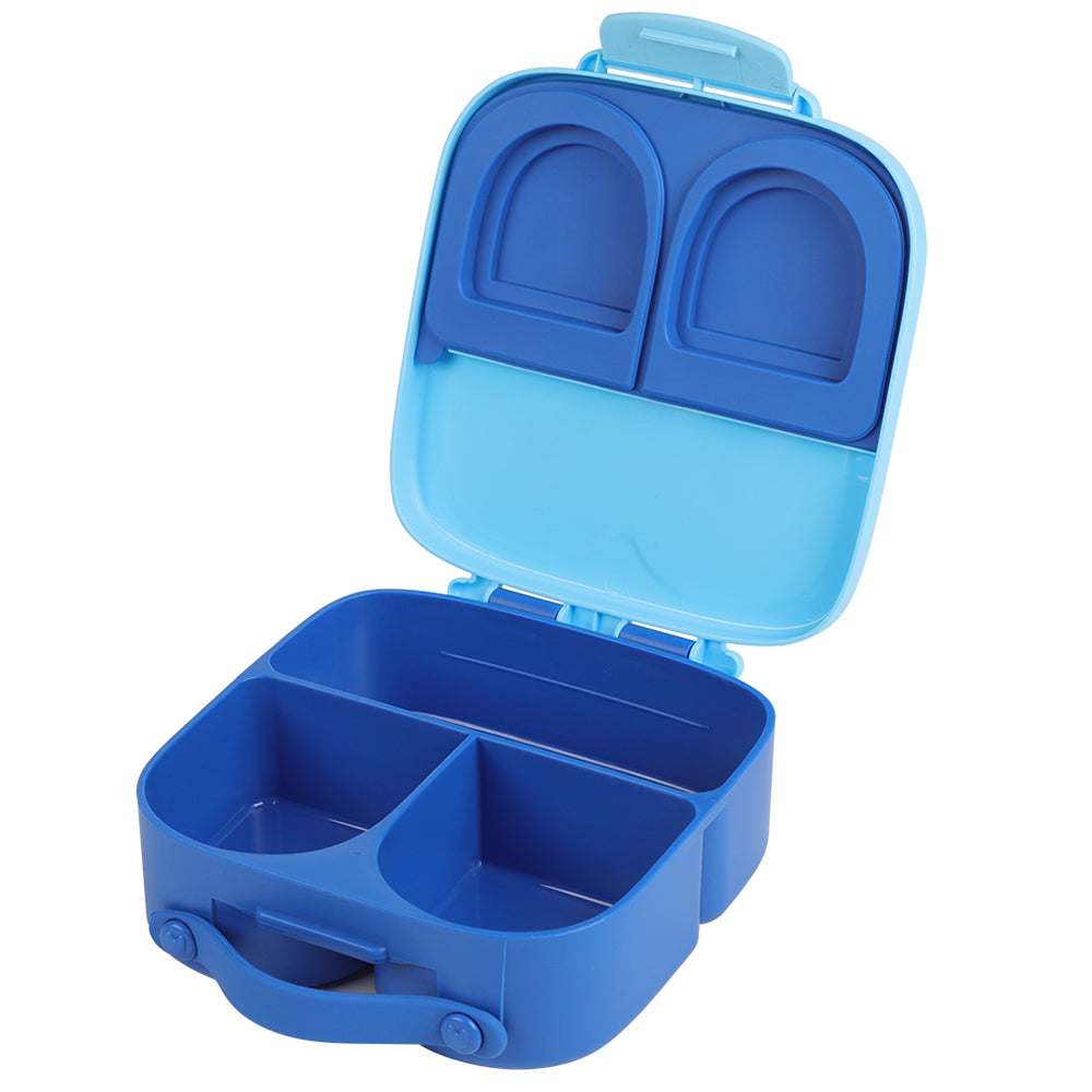 EAZY KIDS Bento Box wt Insulated Lunch Bag Combo - Blue