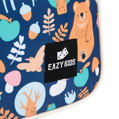 EAZY KIDS Bento Box wt Insulated Lunch Bag Combo - Grey