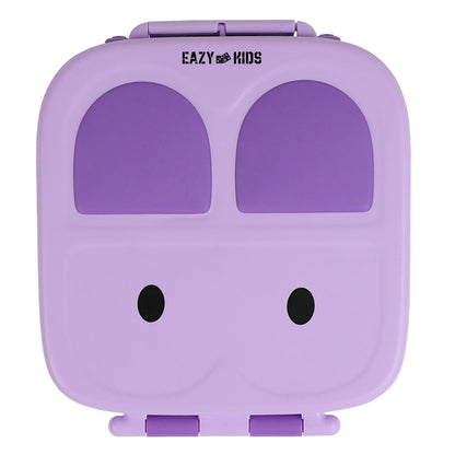 EAZY KIDS Bento Box wt Insulated Lunch Bag Combo - Purple