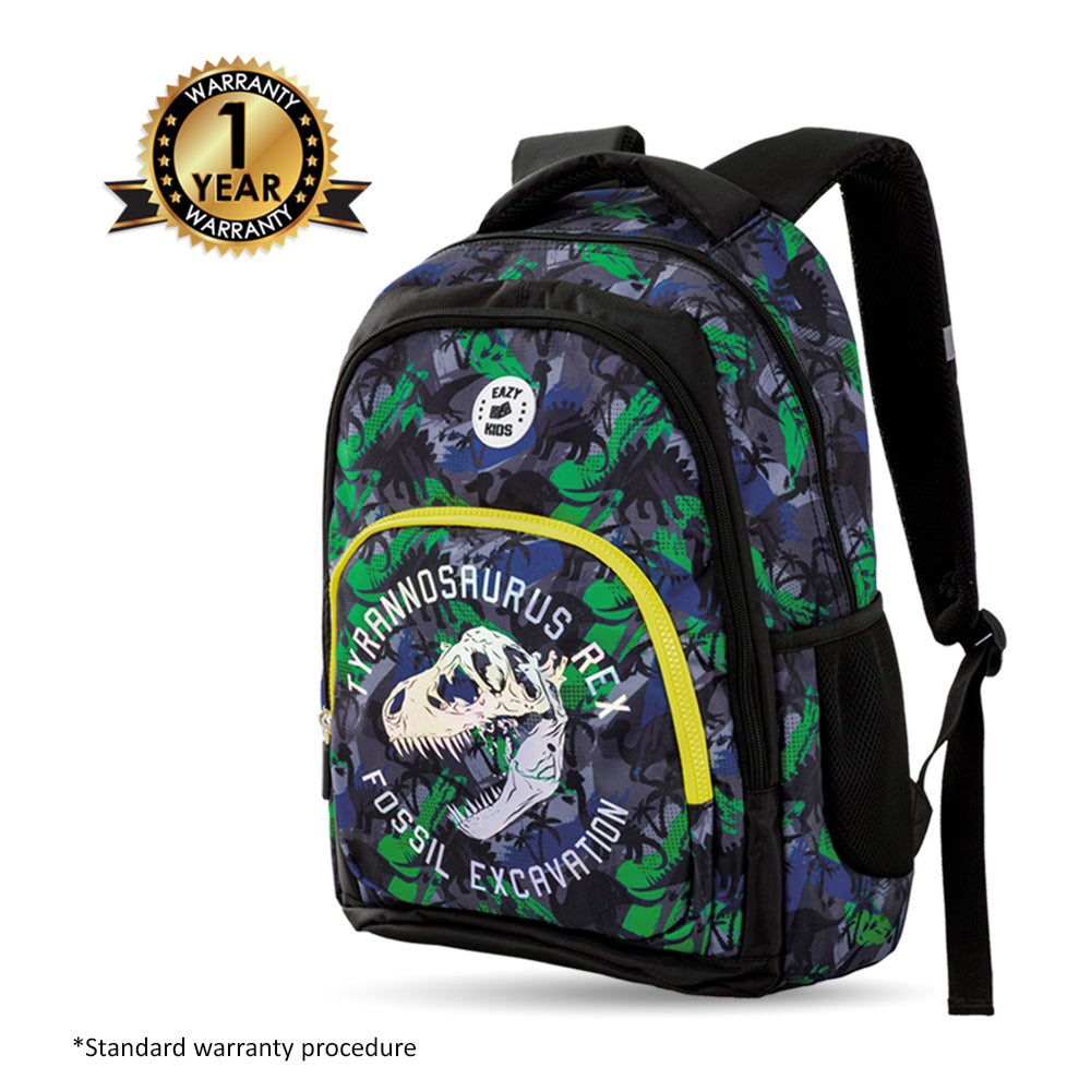 Eazy Kids 17inch Set of 5 Backpack- T-Rex