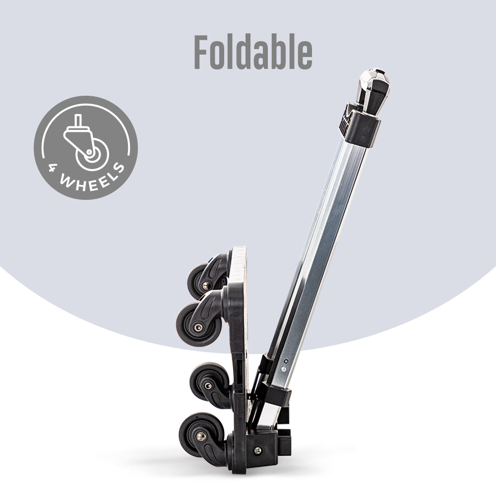 EAZY KIDS 18 inch Set of 4 Backpack w/4 Wheel Trolley, Lunch Bag and Pencil Case - Car Racing