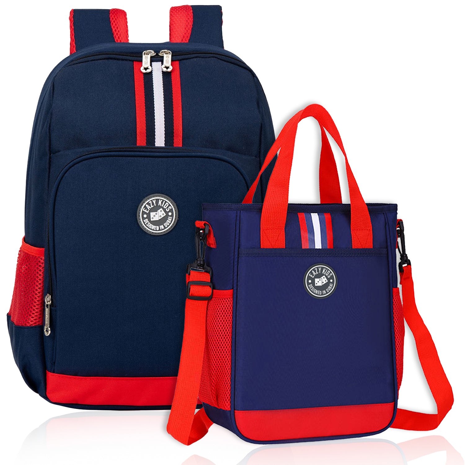 EAZY KIDS School Bag Combo Set - Blue