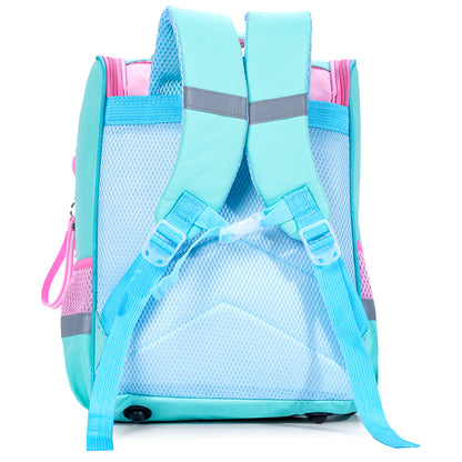 EAZY KIDS School Bag Unicorn wt Trolley - Green