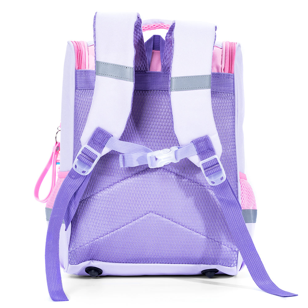 EAZY KIDS School Bag Unicorn wt Trolley - Purple