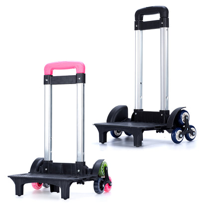EAZY KIDS School Bag Unicorn wt Trolley - Princess Pink