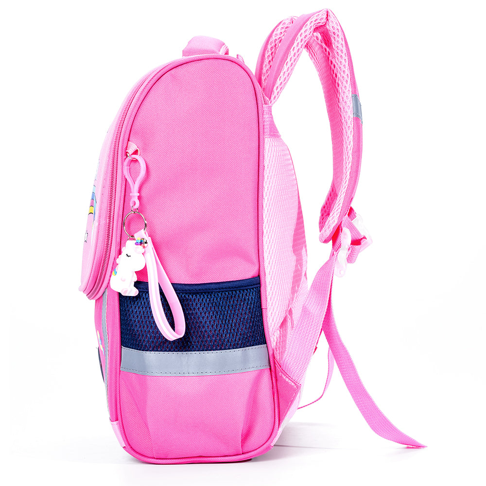 EAZY KIDS School Bag Unicorn wt Trolley - Princess Pink