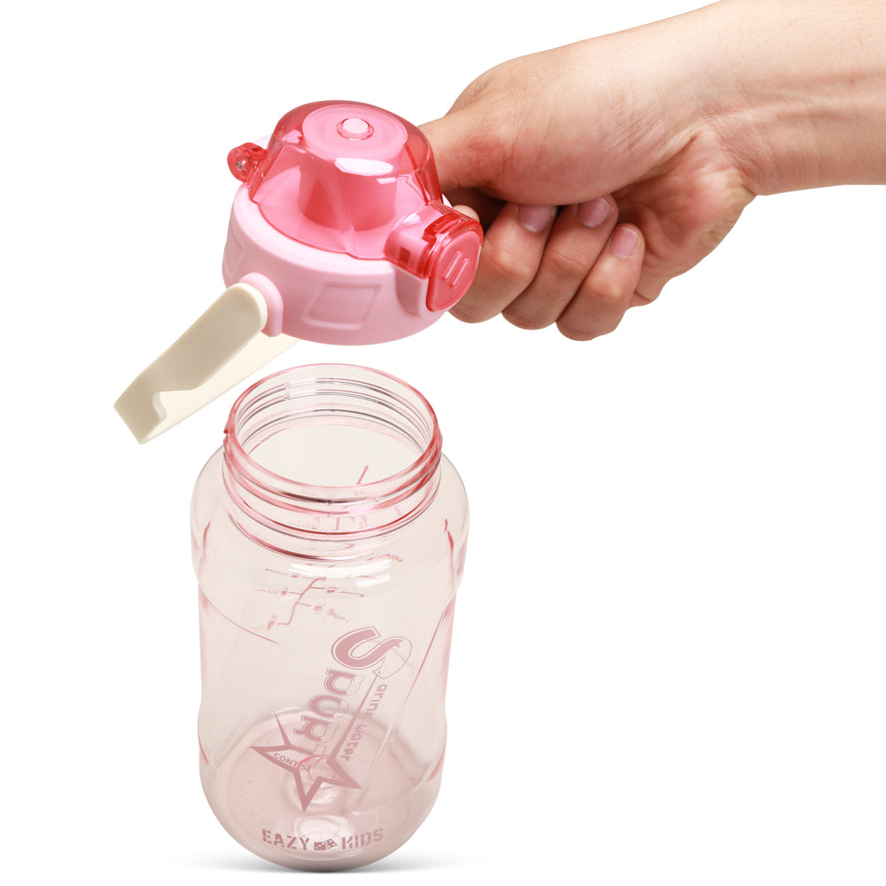 NOVA KIDS 2 Compartment Bento Lunch Box w/ Water Bottle - Donut Pink