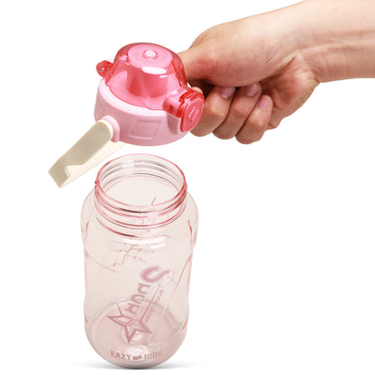 NOVA KIDS 2 Compartment Bento Lunch Box w/ Water Bottle - Donut Pink