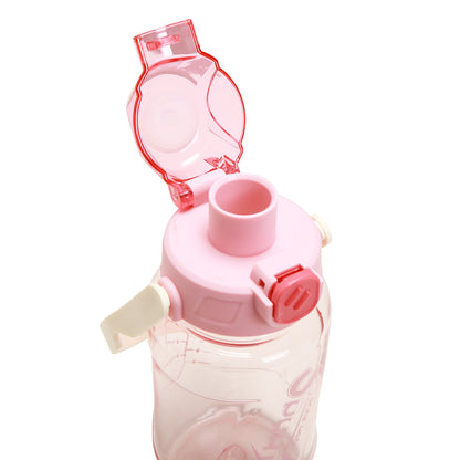 NOVA KIDS Stainless Steel 3 Compartment Bento Lunch Box w/ Water Bottle, Spoon & Fork Set - Pink