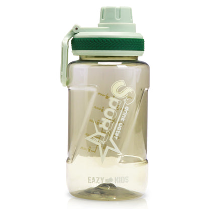 NOVA KIDS Stainless Steel 3 Compartment Bento Lunch Box w/ Water Bottle, Spoon and Sauce Box - Reindeer Green