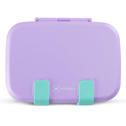 Hydrobrew Steel Core Bento Lunch Box 839ml w/ SipSwitch Insulated Water Bottle 720ml | Stainless Steel Leakproof Meal Box ‚Äì Orchid Mist