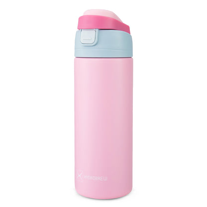 Hydrobrew Sparkle Bento Lunch Box w/ SipSwitch Insulated Water Bottle 720ml | Tritan Leakproof Meal Box – Blush