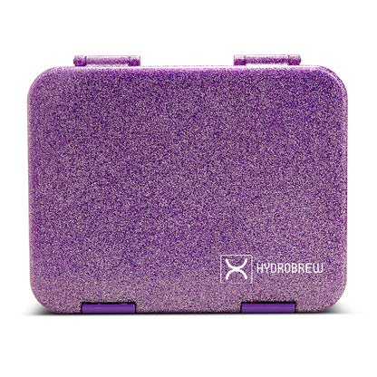 Hydrobrew Sparkle Bento Lunch Box w/ SipSwitch Insulated Water Bottle 720ml | Tritan Leakproof Meal Box – Berry