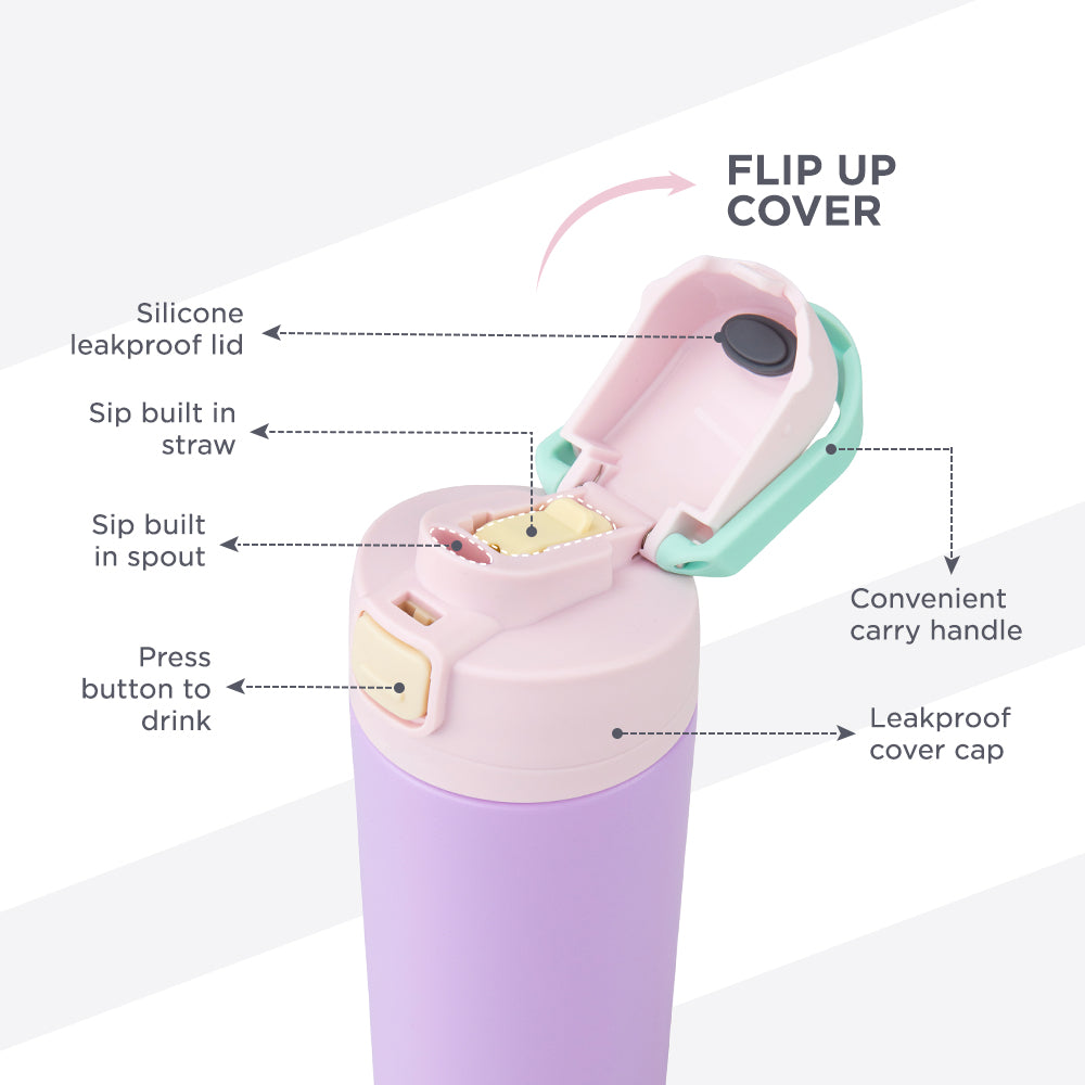 Hydrobrew Sparkle Bento Lunch Box w/ SipSwitch Insulated Water Bottle 720ml | Tritan Leakproof Meal Box – Berry