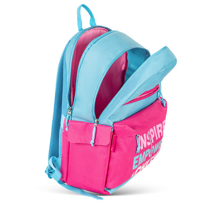 HYDROBREW 18inch Backpack w/ Bento Lunch Box - Pink