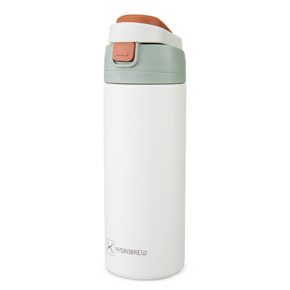 Hydrobrew Steel Core Bento Lunch Box 839ml w/ Lunch Bag & Bottle – Leakproof Set Ivory Terracotta