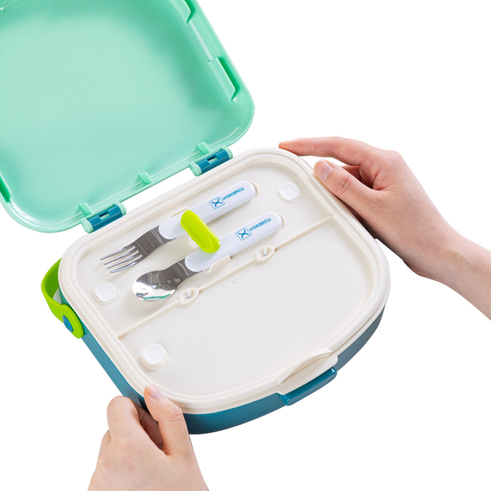 HYDROBREW 18 inch Backpack w/ Bento Lunch Box - Green