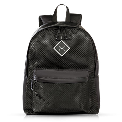 Hydrobrew 17" Backpack w/ Sip Switch Tritan Water Bottle 1000ml | Laptop Backpack w/ Bottle – Black