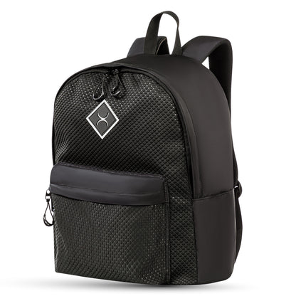 Hydrobrew 17" Backpack w/ Sip Switch Tritan Water Bottle 1000ml | Laptop Backpack w/ Bottle – Black