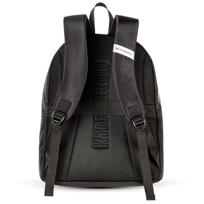 Hydrobrew 17" Backpack w/ Sip Switch Tritan Water Bottle 1000ml | Laptop Backpack w/ Bottle – Black
