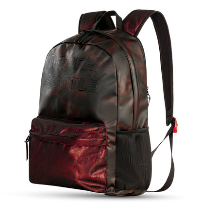 Hydrobrew 18" Backpack w/ Sip Switch Tritan Water Bottle 1000ml | Laptop Backpack w/ Bottle – Brown
