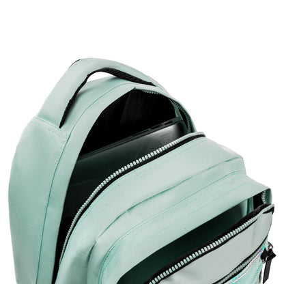 Hydrobrew 18" Backpack w/ Sip Switch Tritan Water Bottle 1000ml | Laptop Backpack w/ Bottle – Green