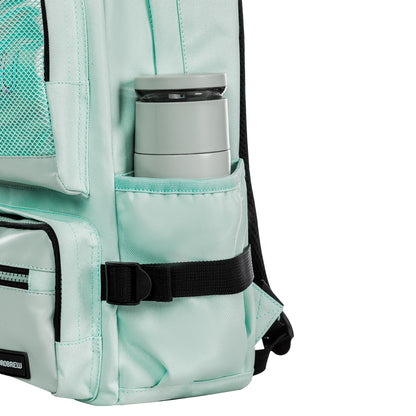 Hydrobrew 18" Backpack w/ Sip Switch Tritan Water Bottle 1000ml | Laptop Backpack w/ Bottle – Green
